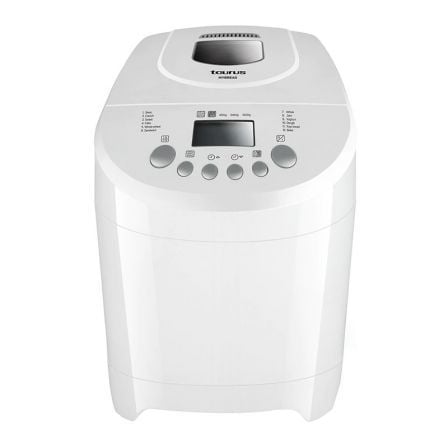 PANIFICADORA TAURUS MY BREAD - 480W/600W - 12 PROGRAMAS - 2 TIPOS DE PESO - 3 NIVELES DE TOSTADO - PROGRAMABLE HASTA 13 HORAS -