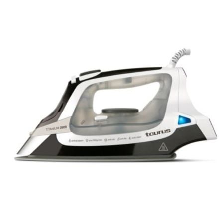 PLANCHA DE VAPOR TAURUS TITANIUM 2600 - 2600W - GOLPE DE VAPOR 160G/MIN - PUNTA PRECISION - SUELA TITANIUM - FUNCION SPRAY - ANT