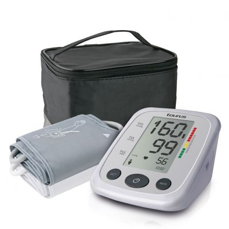 TENSIOMETRO AUTOMATICO DE BRAZO TAURUS TENSIO PRECISE PLUS VII - GRAN PANTALLA LCD - 60 MEMORIAS PARA 2 USUARIOS - MEDICION SIST