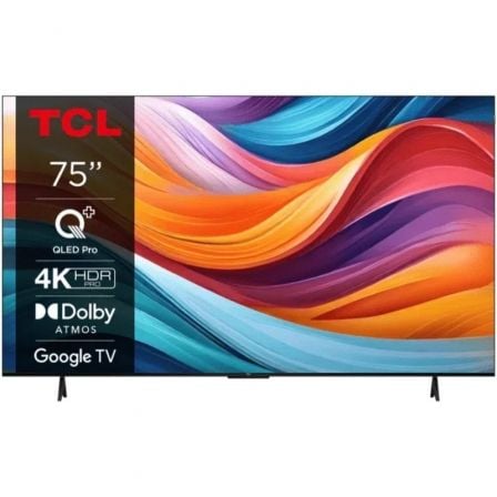 TELEVISOR TCL QLED PRO 75T7B 75"/ ULTRA HD 4K/ SMART TV/ WIFI