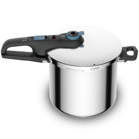 OLLA A PRESION TEFAL SECURE TRENDY P2584401/ O25CM/ 8L/ ACERO INOXIDABLE/ APTA PARA INDUCCION |