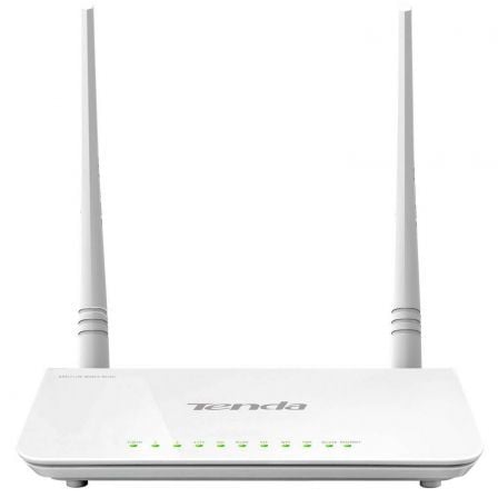 ROUTER MODEM ADSL2+/3G TENDA D303 - 802.11B/G/N - 300MBPS - 2.4GHZ - 2 ANTENAS 5DBI - 1XRJ11 - 4XRJ45 10/100 - 1XUSB 2.0