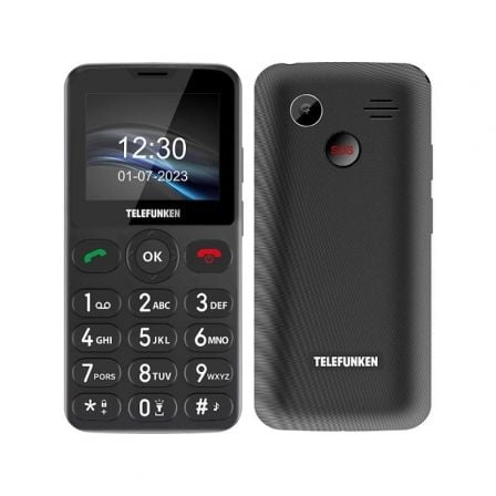 TELEFONO MOVIL TELEFUNKEN S415 PARA PERSONAS MAYORES/ NEGRO