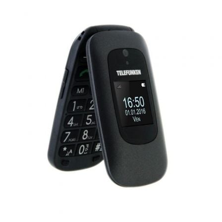TELEFONO MOVIL TELEFUNKEN TM 250 PARA PERSONAS MAYORES/ NEGRO IZY