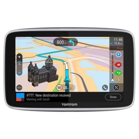 GPS TOMTOM GO PREMIUM 6 - PANTALLA 6"/15CM - MAPAS DEL MUNDO - TOMTOM TRAFIC PARA TODA LA VIDA - SOPORTE MAGNETICO - BT - WIFI -