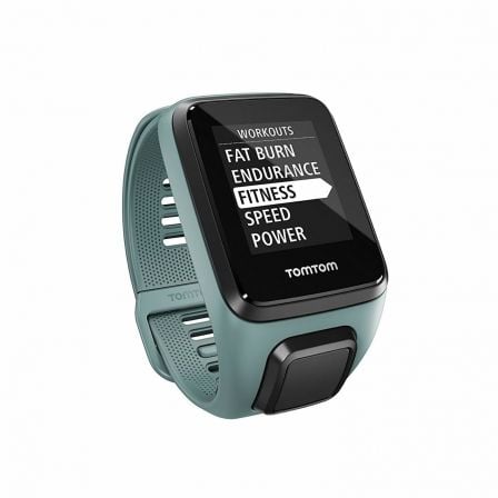 RELOJ DEPORTIVO CON GPS TOMTOM SPARK 3 CARDIO+MUSIC AQUA - PULSOMETRO - NOTIFICACIONES - RESISTENTE AL AGUA - REPR. MUSICA - TAL