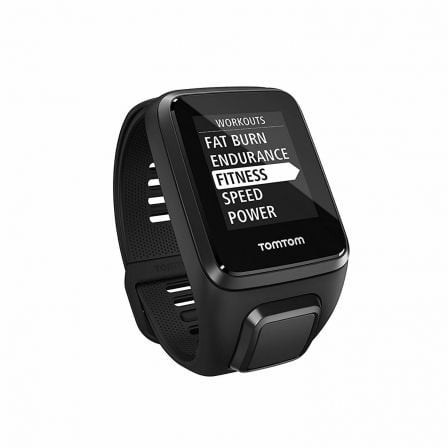 RELOJ DEPORTIVO CON GPS TOMTOM SPARK 3 CARDIO+MUSIC NEGRO - PULSOMETRO - NOTIFICACIONES - RESISTENTE AL AGUA - REPR. MUSICA - TA