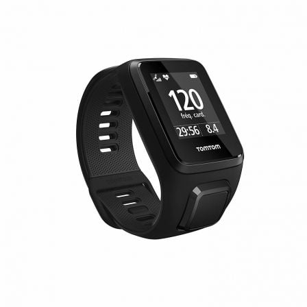 RELOJ DEPORTIVO CON GPS TOMTOM SPARK 3 CARDIO NEGRO - PULSOMETRO - NOTIFICACIONES - RESISTENTE AL AGUA - VARIOS MODOS DE DEPORTE