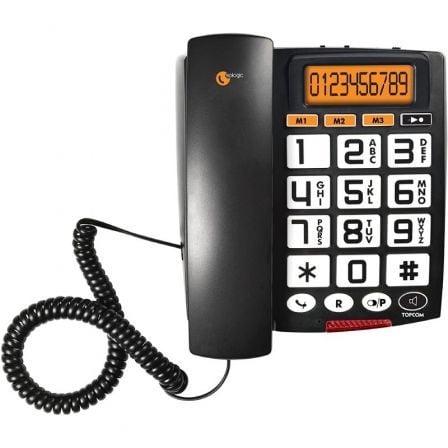 TELEFONO TOPCOM TS-6651/ NEGRO