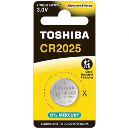 PILA DE BOTON TOSHIBA CR2025 CP-1C/ 3V | Pilas de consumo
