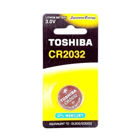 PILAS DE BOTON TOSHIBA CR2032/ 3V | Pilas de consumo