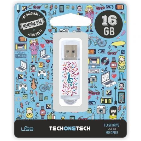PENDRIVE 16GB TECH ONE TECH MUSIC DREAM USB 2.0 | Pendrives