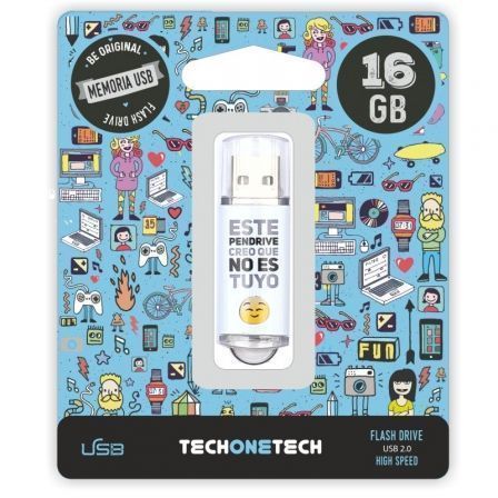 PENDRIVE 16GB TECH ONE TECH NO ES TUYO USB 2.0 | Pendrives