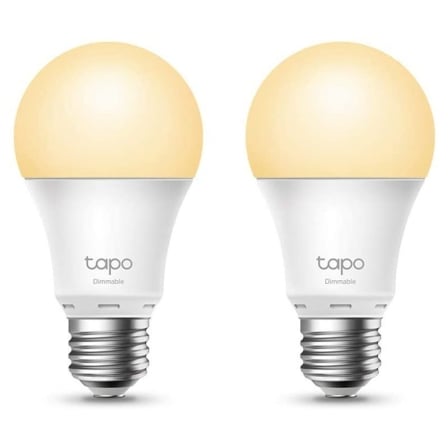 BOMBILLA INTELIGENTE TP-LINK TAPO L510E/ CASQUILLO E27/ 8.7W/ 806 LUMENES/ 2700K/ PACK 2 |