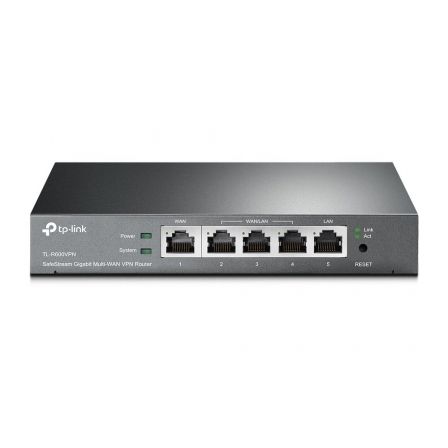 ROUTER VPN TP-LINK TL-R600VPN - GIGABIT - 1X WAN - 4X RJ45 - DNS DINAMICO - CORTAFUEGOS SPI - GESTION REMOTA