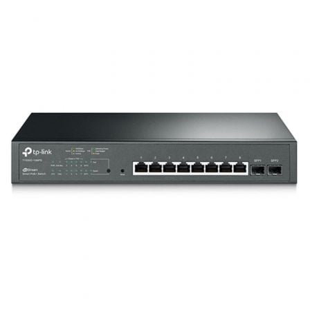 SWITCH TP-LINK SMART GIGABIT T1500G-10MPS 8 PUERTOS/ RJ-45 10/100/1000 POE