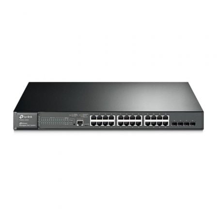 SWITCH TP-LINK GIGABIT L2 JETSTREAM T2600G-28MPS 24 PUERTOS/ RJ-45 10/100/1000 POE/ SFP