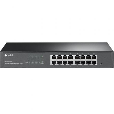 SWITCH EASY SMART TP-LINK TL-SG1016DE - 16 PUERTOS RJ45 10/100/1000 - MONITORIZACION DE RED - PRIORIZACION DE TRAFICO - VLAN - E