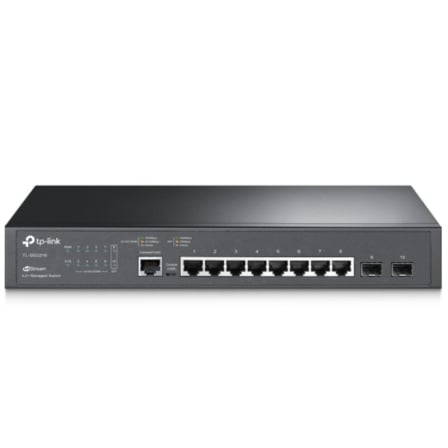 SWITCH GESTIONABLE TP-LINK OMADA TL-SG3210 V4 10 PUERTOS/ RJ-45 10/100/1000/ SFP