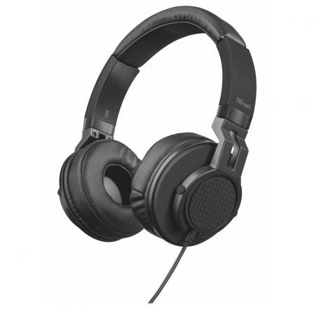 AURICULARES DJ TRUST URBAN 21707 - CABLE 1M INCLUIDO - CABLE DE UN SOLO LADO - DIADEMA AJUSTABLE - CLAVIJA 3.5MM