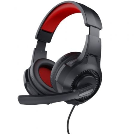 AURICULARES GAMING CON MICROFONO TRUST GAMING 24785/ JACK 3.5/ ROJOS Y NEGROS | Gaming - auriculares y microfonos
