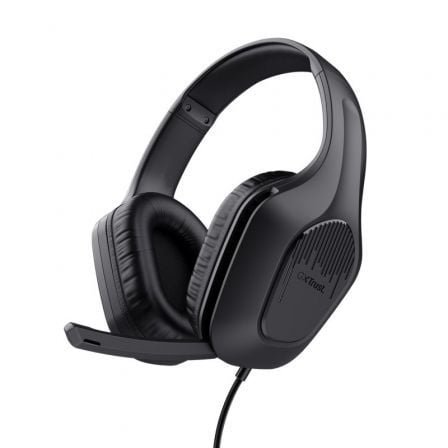 AURICULARES GAMING CON MICROFONO TRUST GAMING GXT 415 ZIROX/ JACK 3.5/ NEGROS