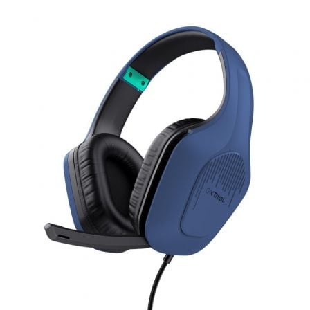 AURICULARES GAMING CON MICROFONO TRUST GAMING GXT 415 ZIROX/ JACK 3.5/ AZULES | Gaming - auriculares y microfonos