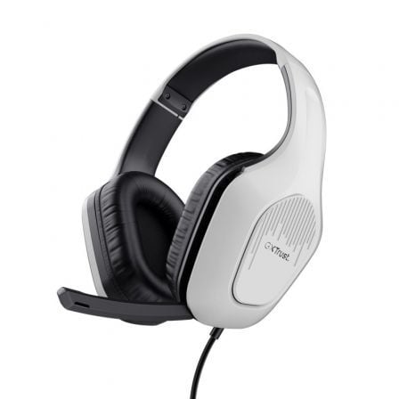 AURICULARES GAMING CON MICROFONO TRUST GAMING GXT 415 ZIROX PS5/ JACK 3.5/ BLANCOS |