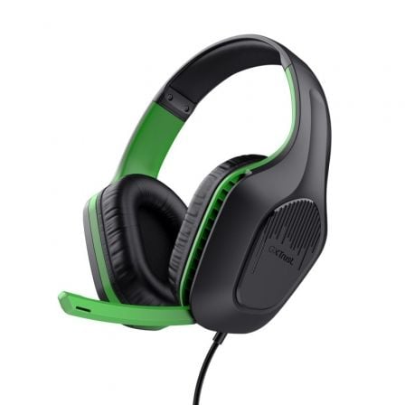 AURICULARES GAMING CON MICROFONO TRUST GAMING GXT 415 ZIROX XBOX/ JACK 3.5/ VERDES