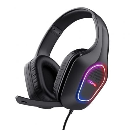 AURICULARES GAMING CON MICROFONO TRUST GAMING GXT 416 ZIROX/ JACK 3.5/USB NEGROS