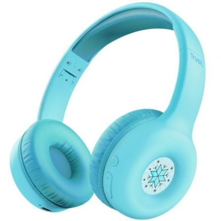 AURICULARES INFANTILES INALAMBRICOS TRUST NOUNA KIDS/ CON MICROFONO/ AZULES