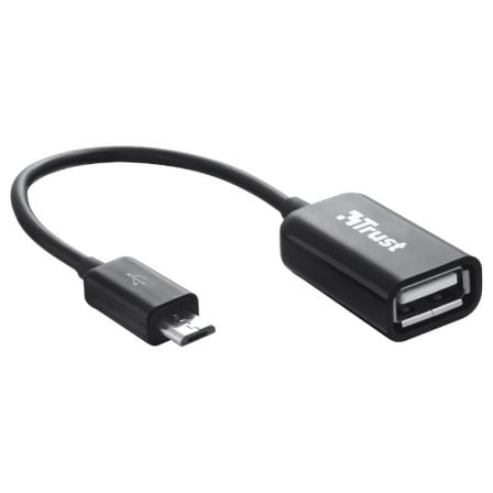 CABLE DE CONEXION USB TRUST PARA SAMSUNG GALAXY - PERMITE UTILIZAR UN DISPOSITIVO DE MEMORIA / TECLADO / RATON / LECTOR DE TARJE