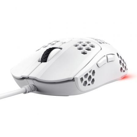 RATON GAMING TRUST GAMING GXT 929W HELOX/ HASTA 6400 DPI/ BLANCO