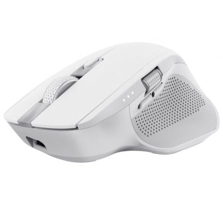 RATON INALAMBRICO POR BLUETOOTH TRUST OZAA+/ BATERIA RECARGABLE/ HASTA 3200 DPI/ BLANCO