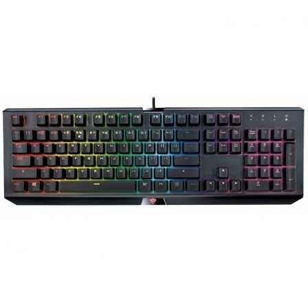 TECLADO MECANICO TRUST GAMING GXT 890 CADA - RETROILUMINACION LED RGB - TECLADO N-KEY EVITA EFECTO FANTASMA - PLACA SUPERIOR MET