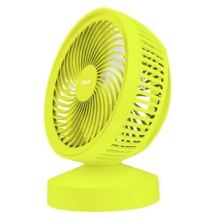 VENTILADOR USB TRUST VENTU YELLOW- 7 ASPAS - ALIMENTACION USB - ASA DE TRANSPORTE - INTERRUPTOR ON/OFF