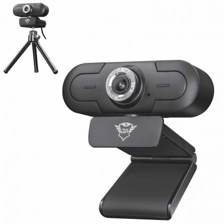 WEBCAM TRUST GAMING GXT 1170 XPER STREAMING - FULL HD 1080 30FPS - BALANCE BLANCOS AUTOMATICO - MICROFONO ESTEREO - PINZA/TRIPOD