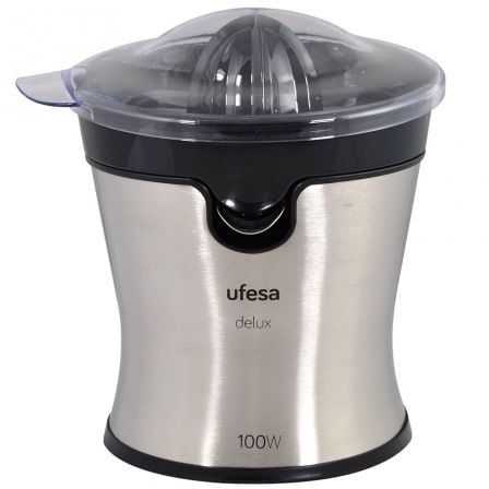 EXPRIMIDOR UFESA EX4945 DELUX - 100W - 2 CONOS DIFERENTE TAMANO - FILTRO Y CUERPO ACERO INOX - TOTALMENTE DESMONTABLE