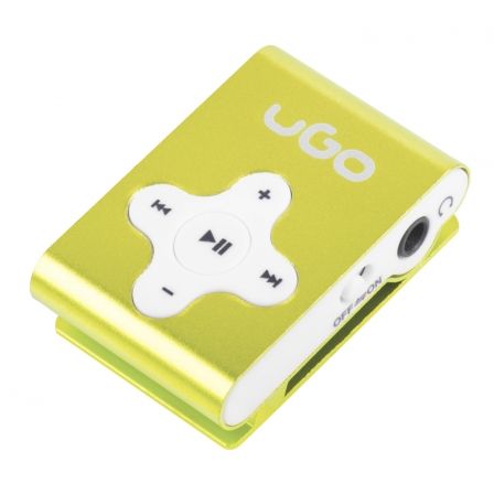 REPRODUCTOR MP3 YELLOW UGO UMP-1023 - MICROSD HASTA 32GB - MP3/WMA - CLIP