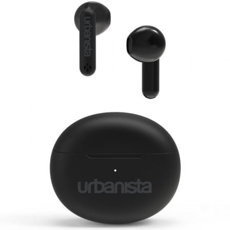 AURICULARES BLUETOOTH URBANISTA AUSTIN CON ESTUCHE DE CARGA/ AUTONOMIA 5H/ NEGROS