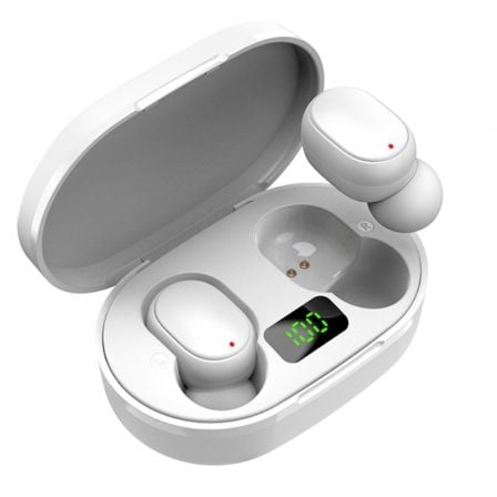 AURICULARES BLUETOOTH VENTION TINY T16 F12W0 CON ESTUCHE DE CARGA/ AUTONOMIA 7H/ BLANCOS