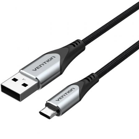 CABLE USB 2.0 VENTION COCHF/ MICROUSB MACHO - USB MACHO/ 480MBPS/ 1M/ GRIS | Cable usb