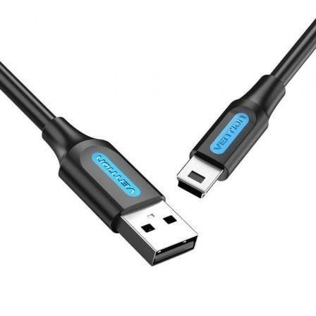 CABLE USB 2.0 VENTION COMBD/ USB MACHO - MINIUSB MACHO/ 50CM/ NEGRO | Cable usb