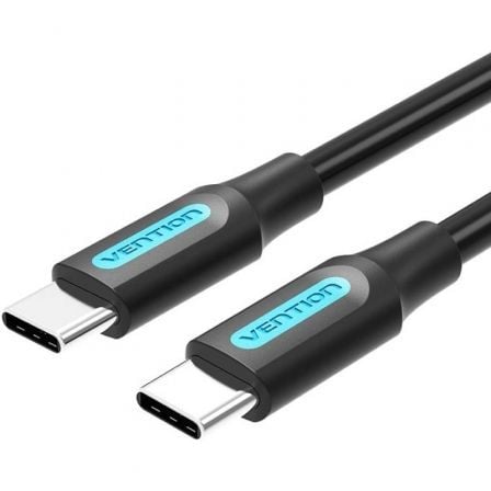 CABLE USB 2.0 TIPO-C VENTION COSBD/ USB TIPO-C MACHO - USB TIPO-C MACHO/ 50CM/ NEGRO | Cable usb