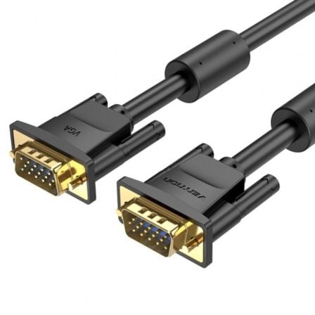 CABLE SVGA VENTION DAEBH/ VGA MACHO - VGA MACHO/ 2M/ NEGRO | Cables vga - dvi - displayport