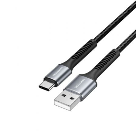 CABLE USB TIPO-C VENTION H13BF/ USB MACHO - USB TIPO-C MACHO/ 15W/ 480MBPS/ 1M/ NEGRO