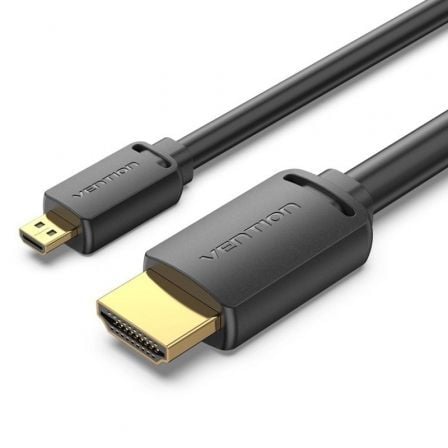 CABLE MICRO HDMI 2.0 4K VENTION AGIBG/ HDMI MACHO - MICRO HDMI MACHO/ 1.5M/ NEGRO | Cables hdmi
