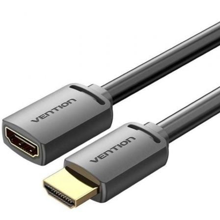 CABLE ALARGADOR HDMI 4K VENTION AHCBF/ HDMI MACHO - HDMI HEMBRA/ 1M/ NEGRO | Alargadores hdmi