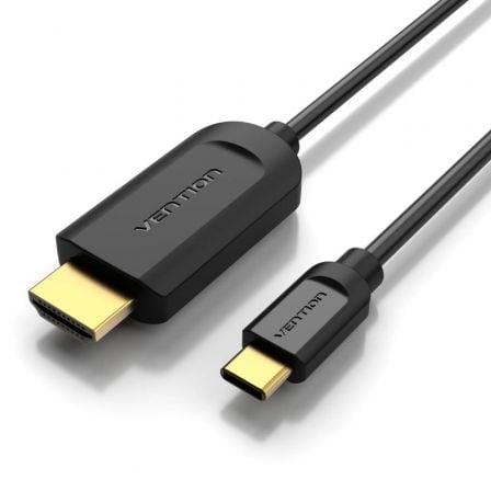 CABLE CONVERSOR HDMI 1.4 4K VENTION CGUBG/ USB TIPO-C MACHO - HDMI MACHO/ 1.5M/ NEGRO | Cables hdmi
