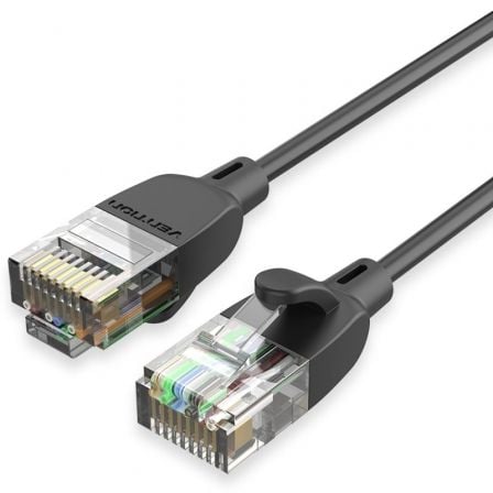 CABLE DE RED RJ45 UTP VENTION IBIBF CAT.6A/ 1M/ NEGRO